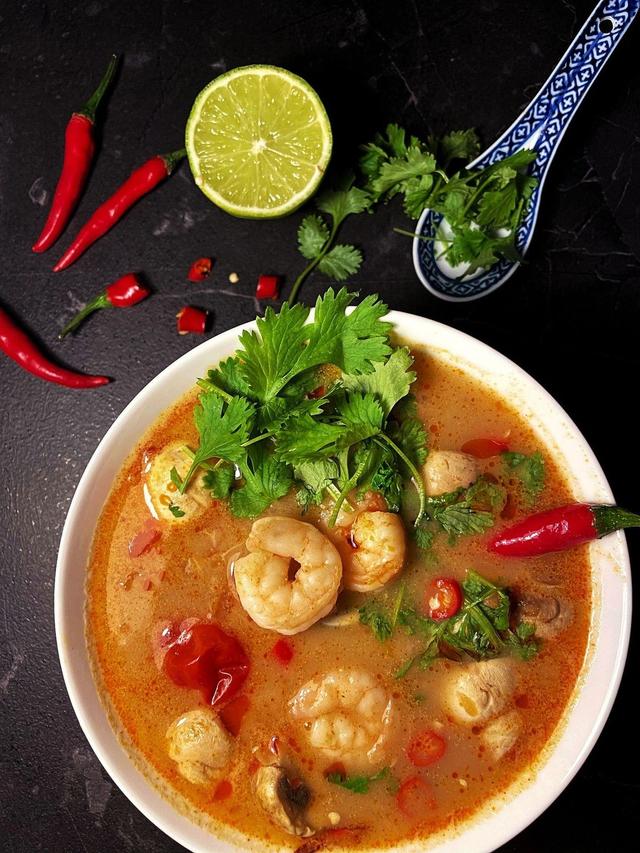 Tom Yum soup "Bangkok style"