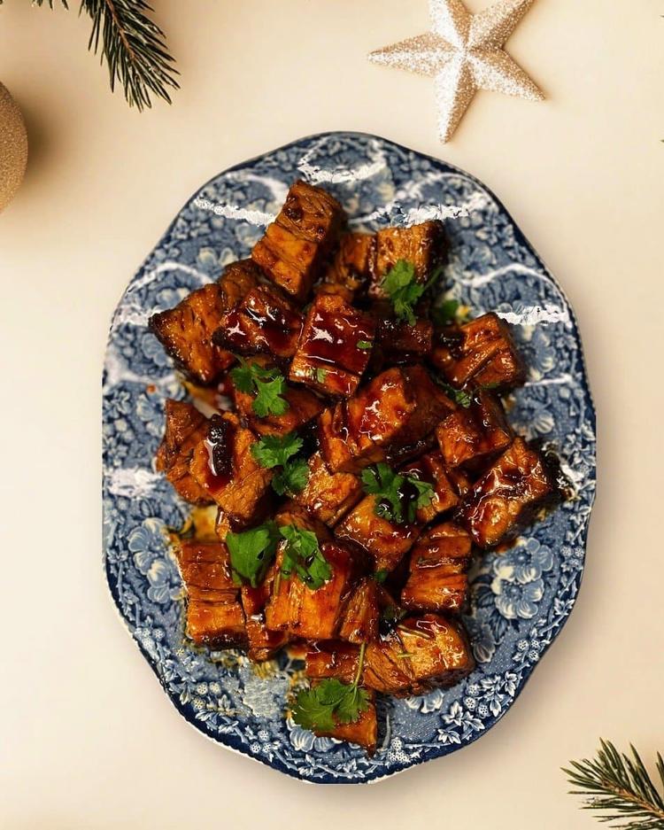 Koreansk ribbe med langtidsredusert gochujang glaze