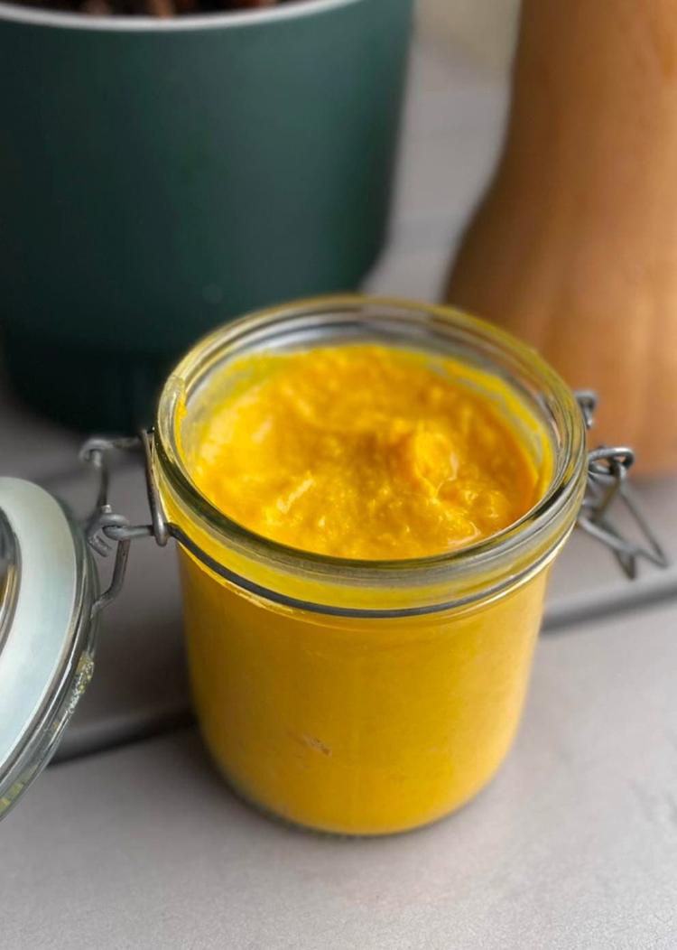 Hokkaido gresskar puré