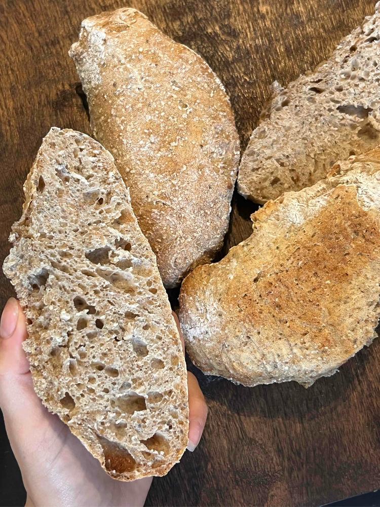 Verdens enkleste grove ciabatta