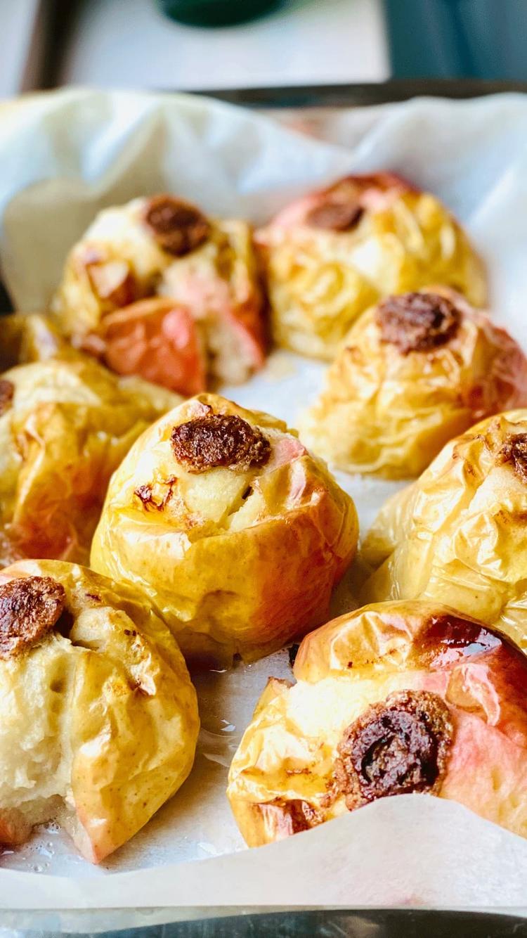 Baked Apples with Almond-Date Paste