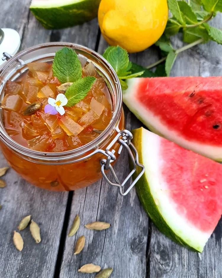 Marmelade av vannmelonskall