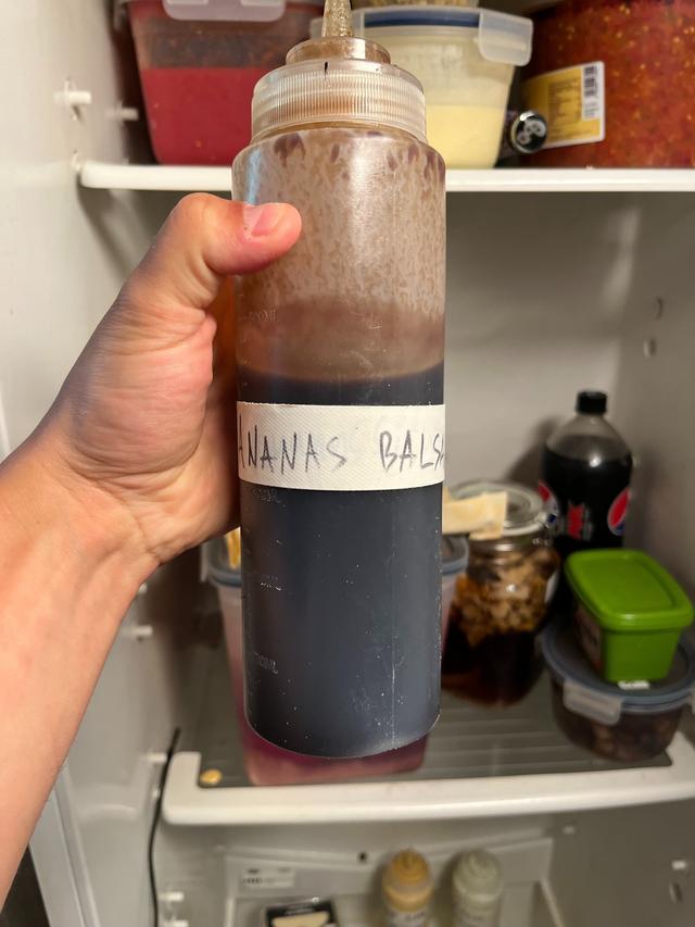 Ananas-balsamico - må HVERTFALL prøves på bacon-pizza!