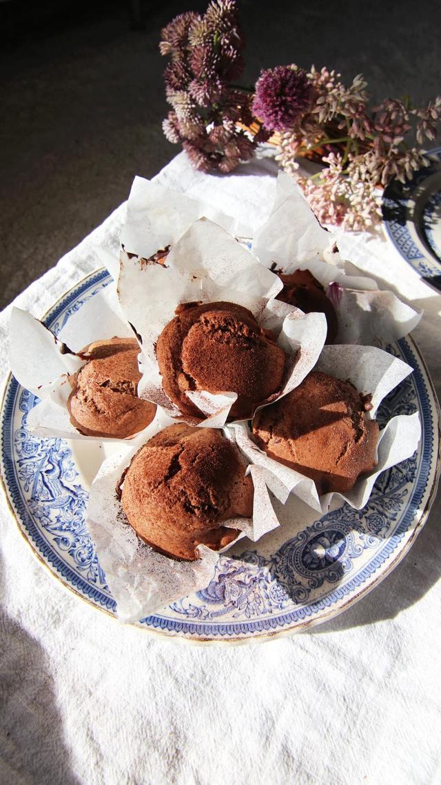 Glutenfrie sjokolademuffins