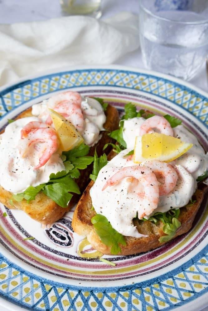 Shrimp Salad Toast