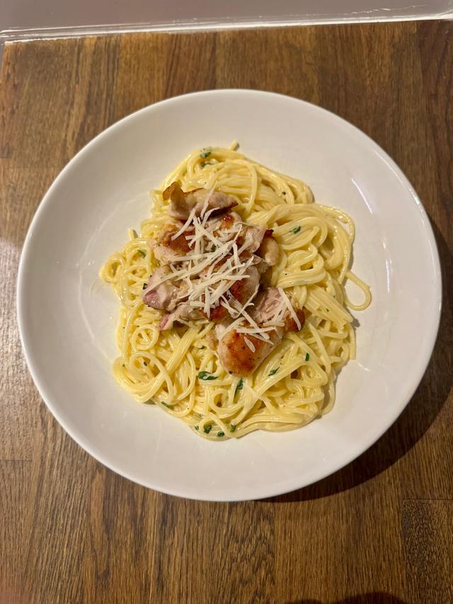 Sitronpasta med kylling