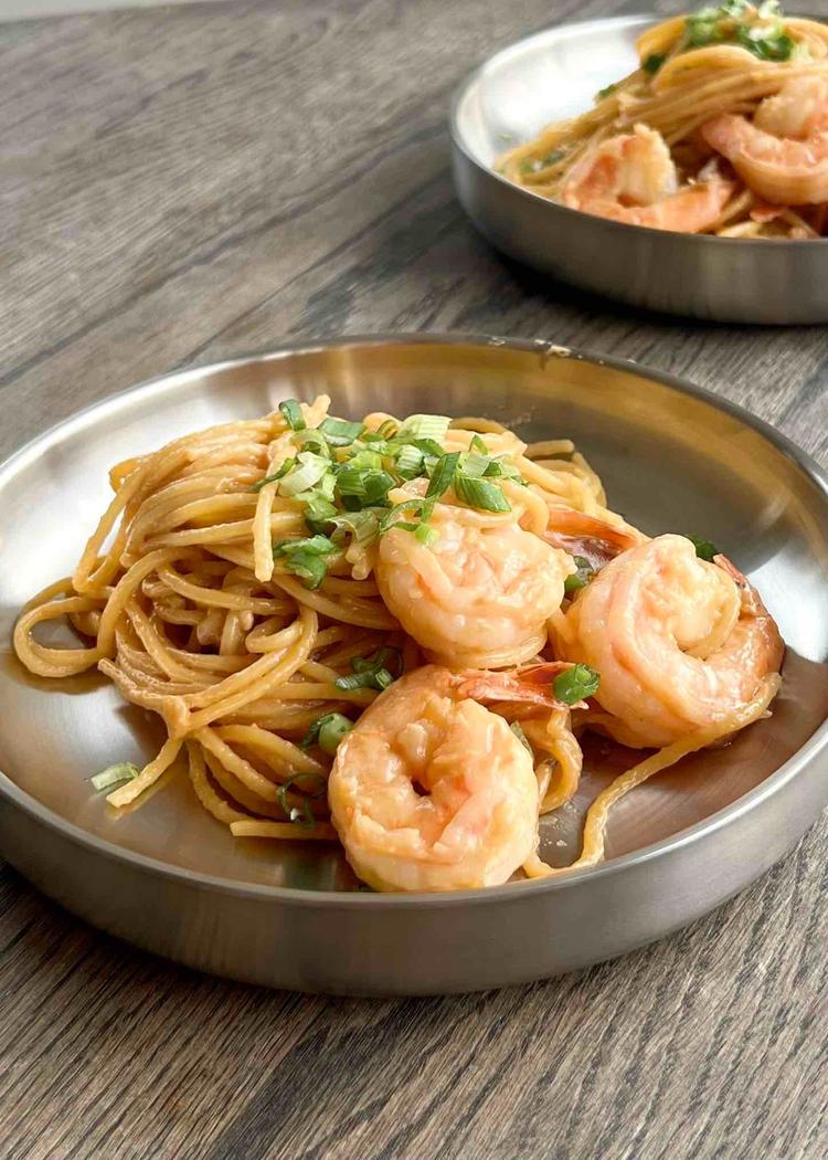 Misopasta med scampi