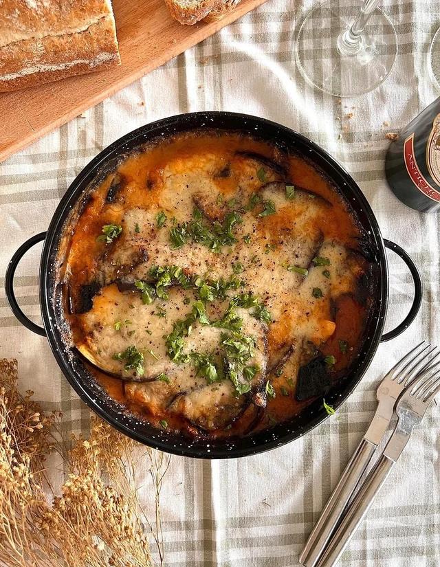 Aubergine Gratin