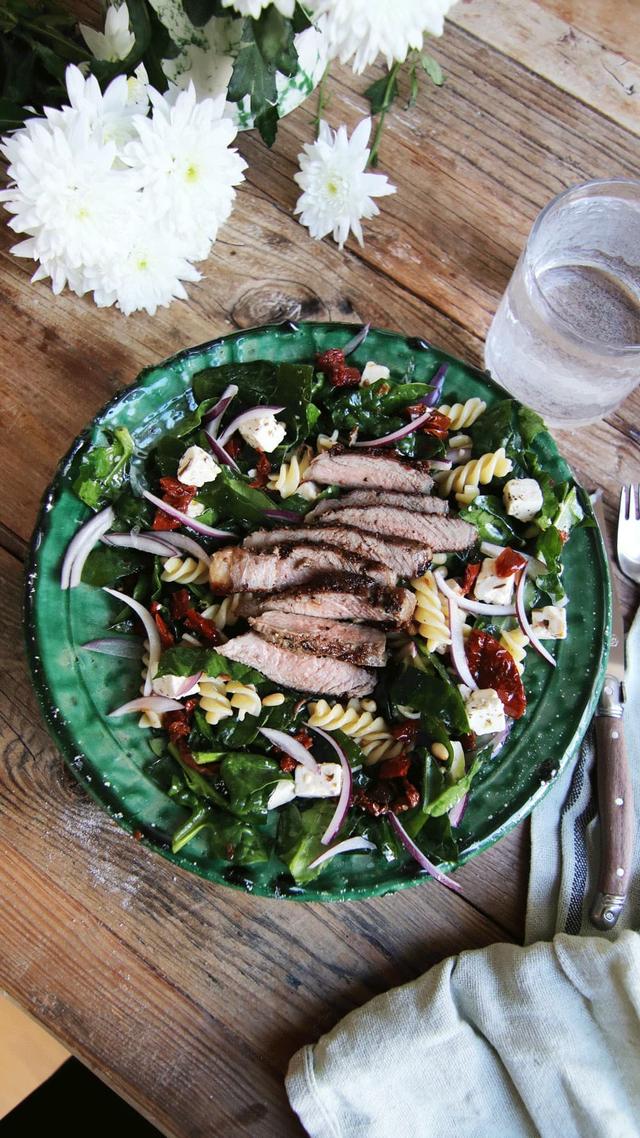 Pasta Salad with Entrecôte