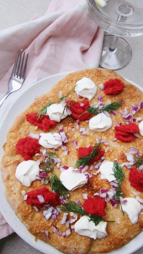 Capelin Roe Pizza