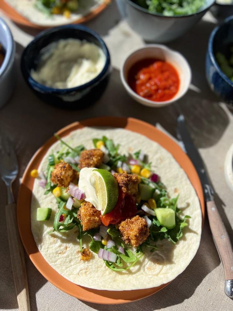 Crispy Halloumi Taco
