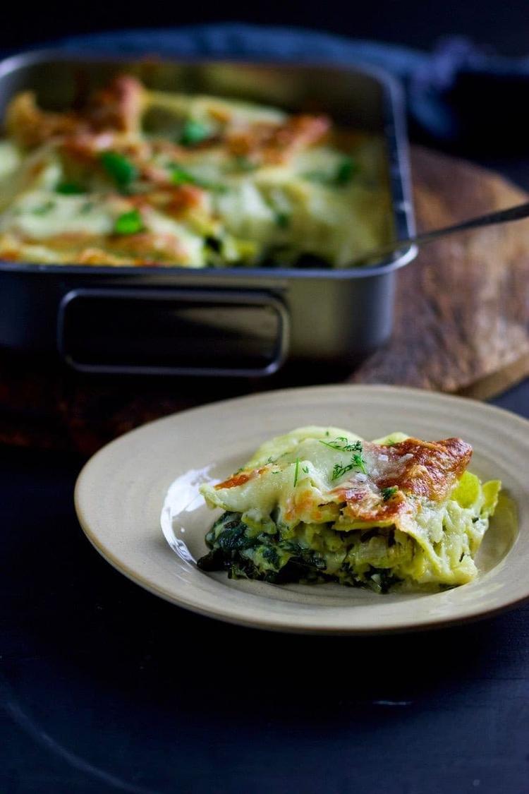 Gluten-free Spinach Lasagna