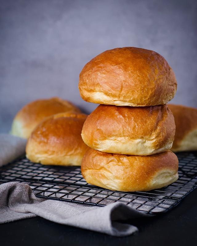 Brioche hamburgerbrød