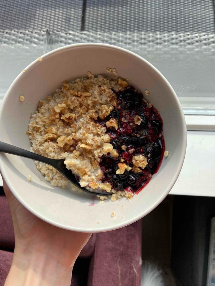 Havregrøt i mikro 🫐