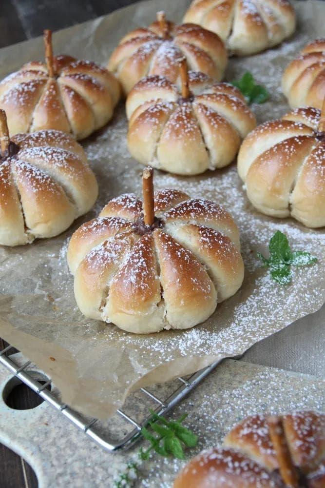 Gresskar melkeboller med sjokolade