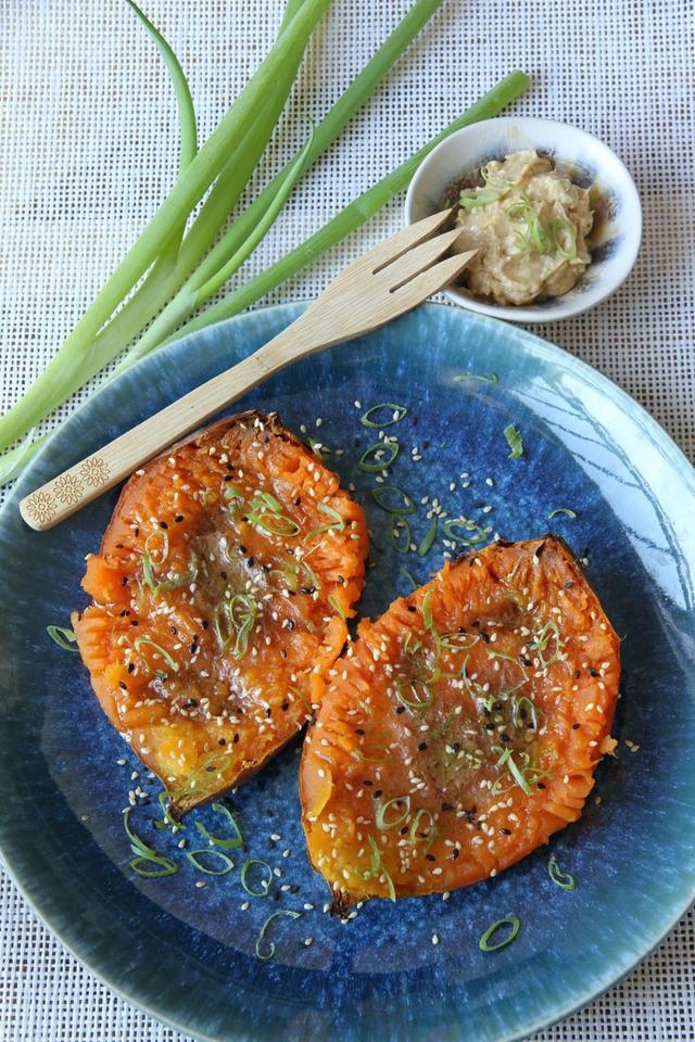 Baked Sweet Potato with Misobutter