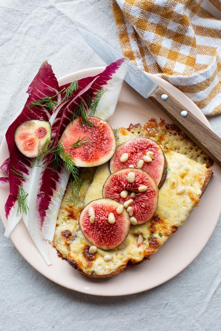 Ostesmørbrød med osterester