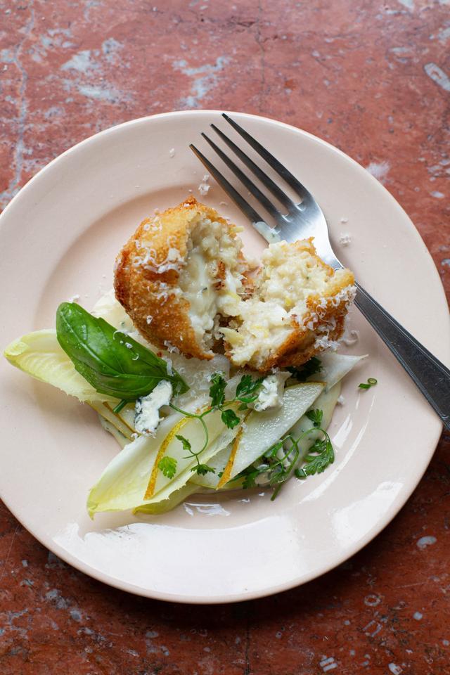 Arancini av gårsdagens risotto