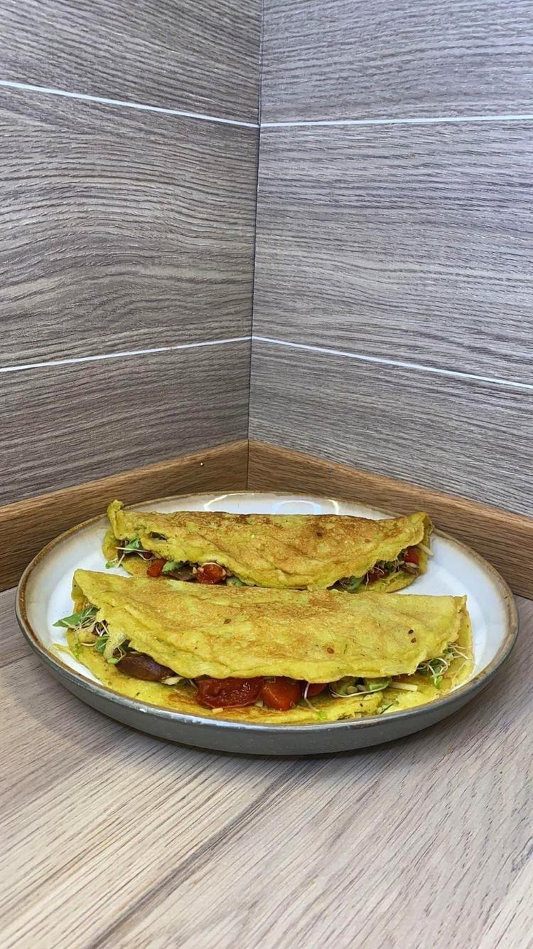 Vegan omelette